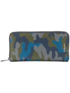 Michael Michael Kors Harrison Camouflage-print Zip-around Wallet -