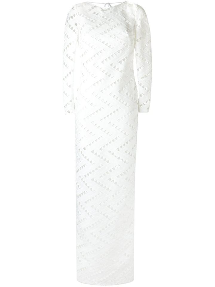 Tufi Duek Cut Out Details Dress - White