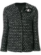 Ermanno Scervino Bouclé Tweed Jacket - Black