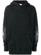 Rhude Spider Web Hoodie - Black