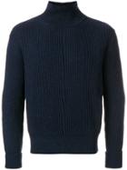 Diesel Black Gold Striped Panel Jumper - Pink & Purple