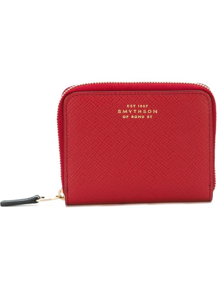 Smythson Zip Up Wallet