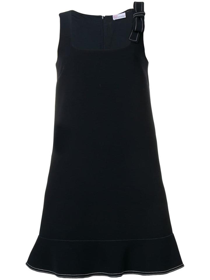 Red Valentino Bow Strap Dress - Blue