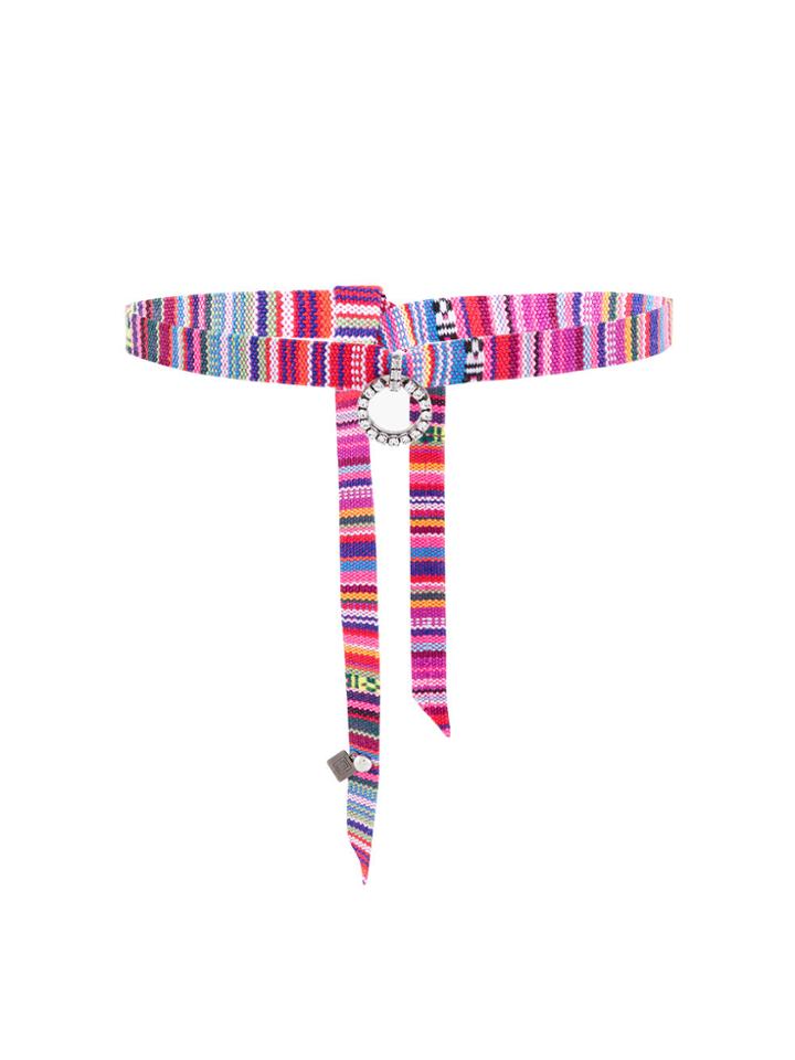 Dannijo Sabra Choker With Circle Pendant - Multicolour