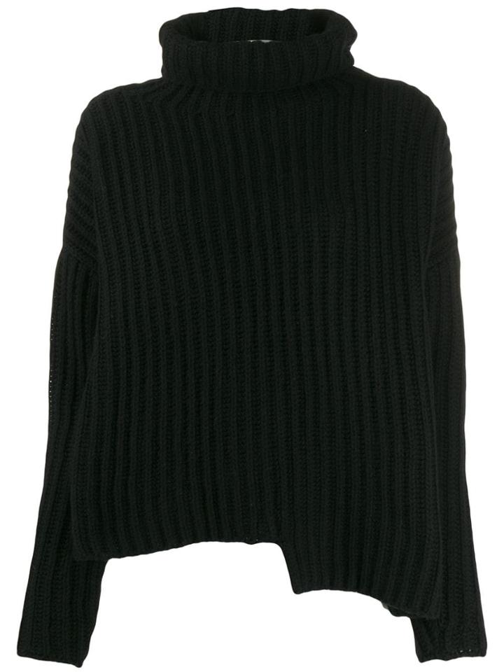 Thom Krom Turtle Neck Jumper - Black