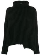 Thom Krom Turtle Neck Jumper - Black