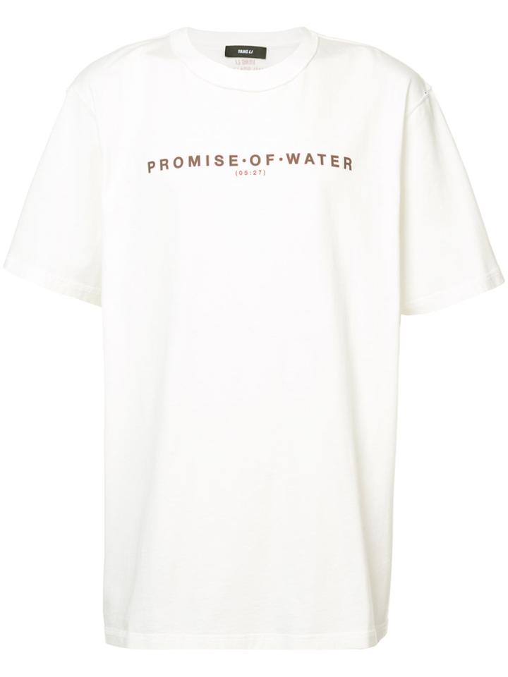 Yang Li Promise Of Water T-shirt - White