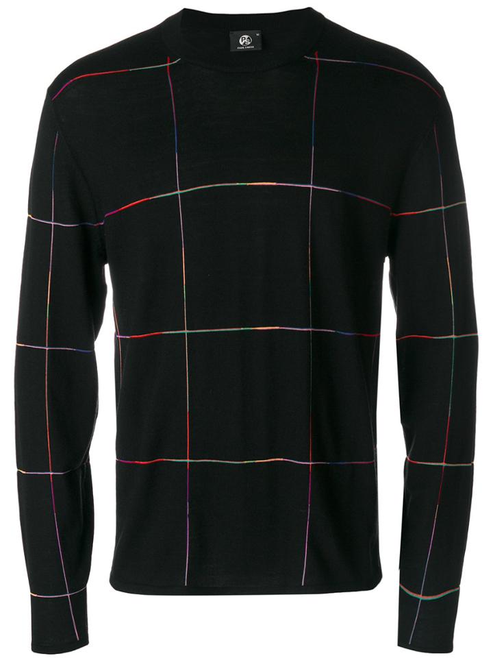 Ps By Paul Smith Checked Jumper - Black
