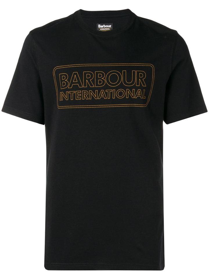 Barbour Line Logo T-shirt - Black