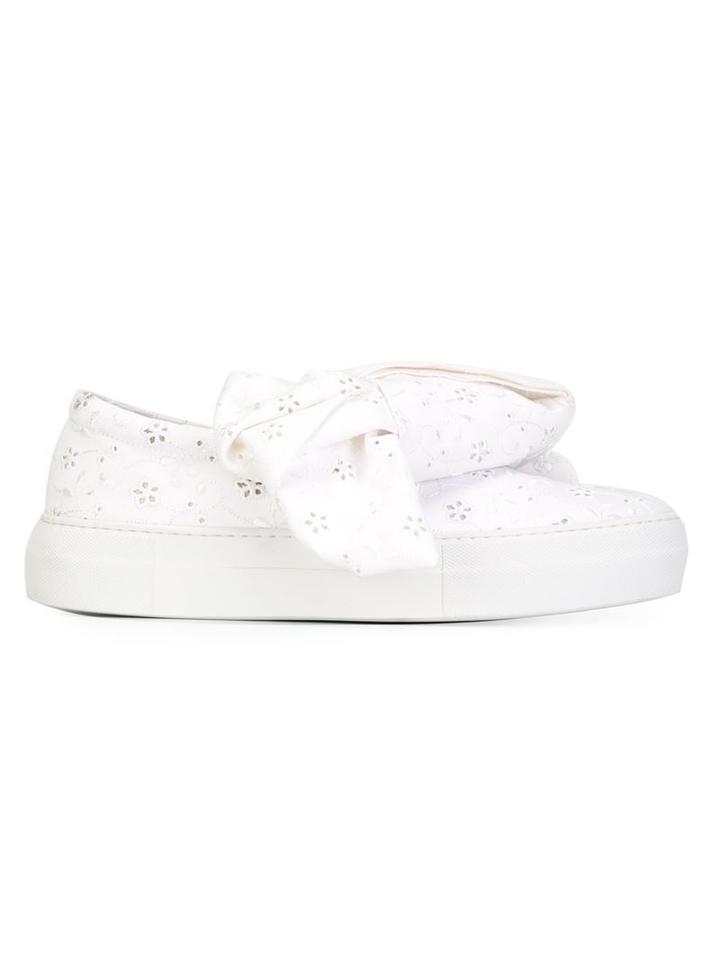 Joshua Sanders Eyelet Slip-on Sneakers