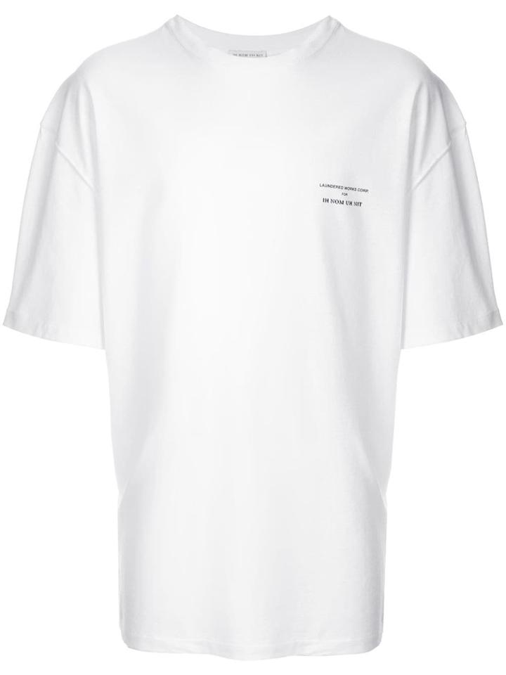 Ih Nom Uh Nit Model Print T-shirt - White