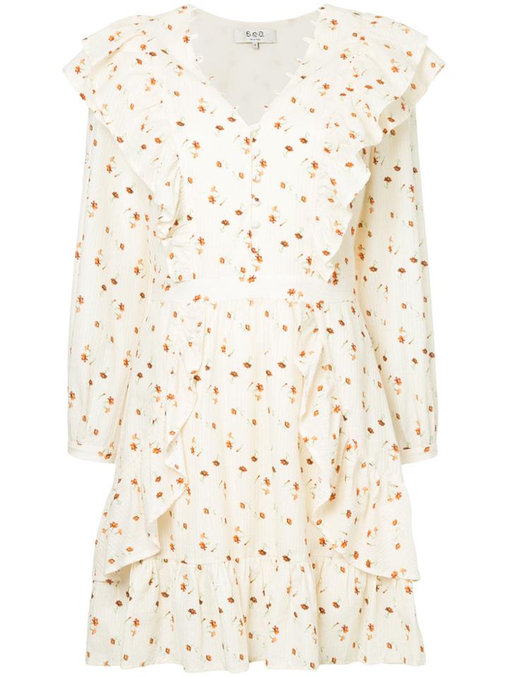 Sea Margaux Ditsy Floral Dress - Yellow & Orange