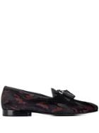 Leqarant Camouflage Tassel Loafers - Brown