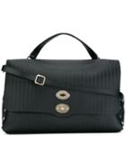Zanellato Large 'postina' Bag, Women's, Black, Leather
