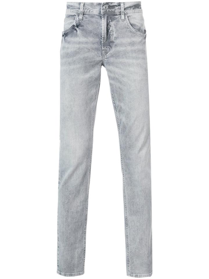 Hudson Blake Straight Leg Jeans - Grey
