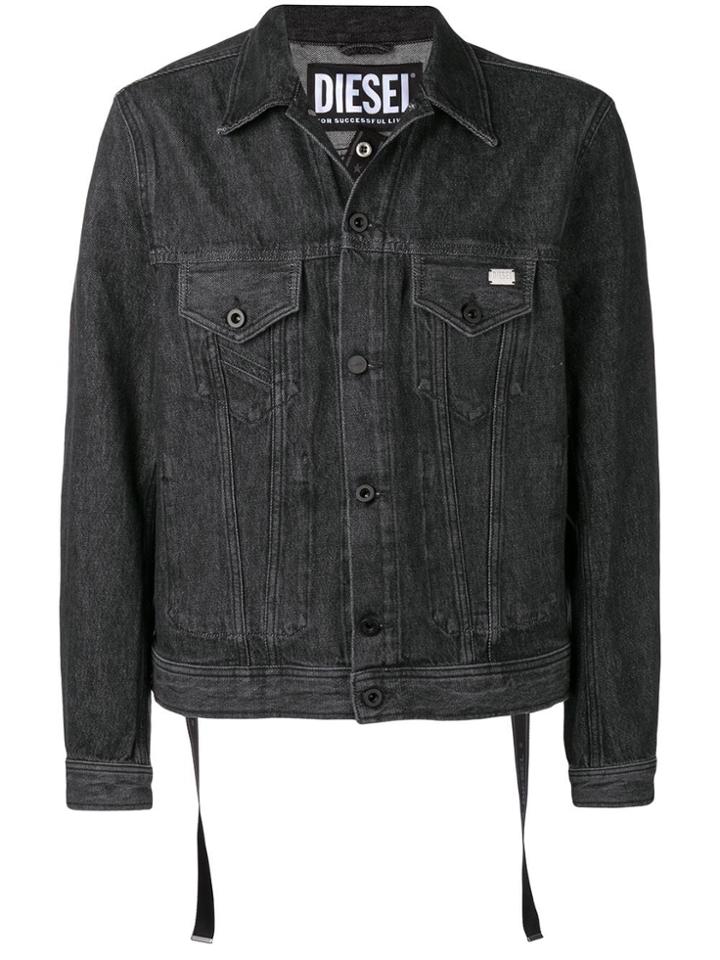 Diesel Denim Trucker Jacket - Grey