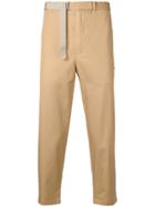 Oamc Tapered Cropped Trousers - Neutrals