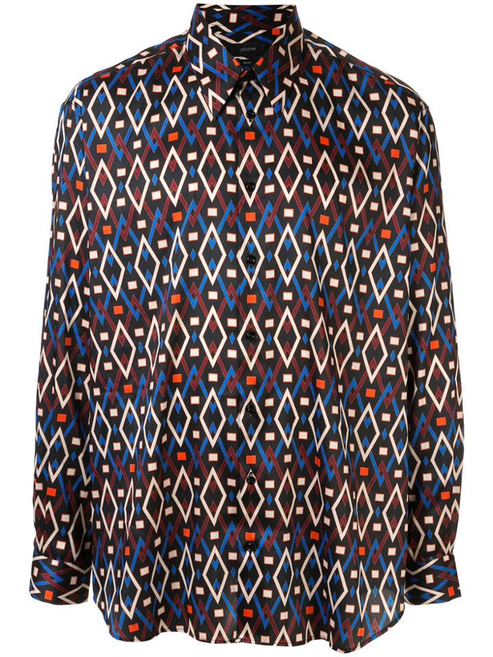 Joseph Martin Diamond Print Shirt - Multicolour