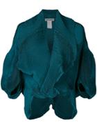 Issey Miyake Draped Jacket - Green