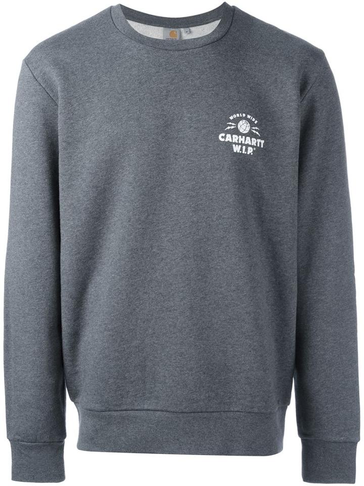 Carhartt World Wide Wip Sweatshirt, Men's, Size: Medium, Grey, Cotton