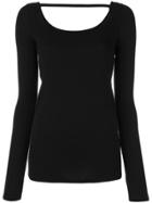 Helmut Lang Open Back Longsleeved Blouse - Unavailable