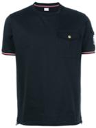 Moncler Gamme Bleu Chest Pocket T-shirt, Men's, Size: Xl, Black, Cotton