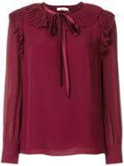 Tory Burch Diana Blouse - Red