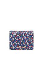 Miu Miu Floral Print Wallet - Blue