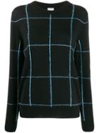 Paul Smith Grid Pattern Jumper - Black