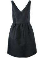 P.a.r.o.s.h. Sleeveless V-neck Dress, Women's, Size: Medium, Black, Silk/polyester/acetate/viscose