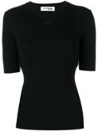 Courrèges Knitted Top - Black