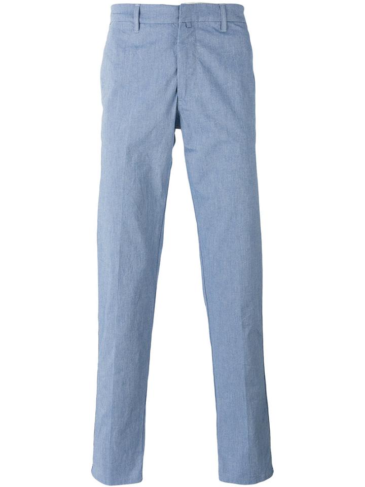 Dondup Slim-fit Chinos, Men's, Size: 36, Blue, Cotton/spandex/elastane