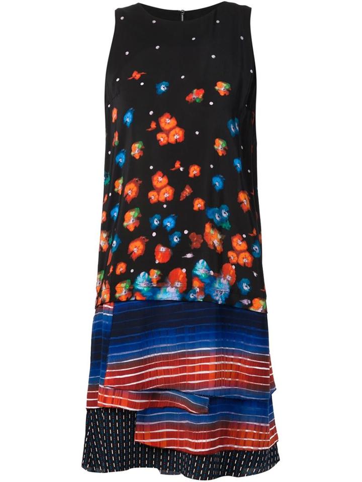 Suno Multi Print Shift Dress
