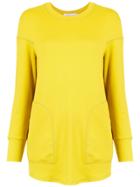 Mara Mac Crew Neck Blouse - Yellow & Orange
