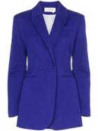 Aleksandre Akhalkatsishvili Tailored Single-breasted Blazer - Blue