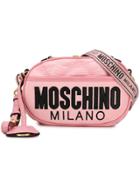 Moschino Quilted Logo Bum Bag - Pink