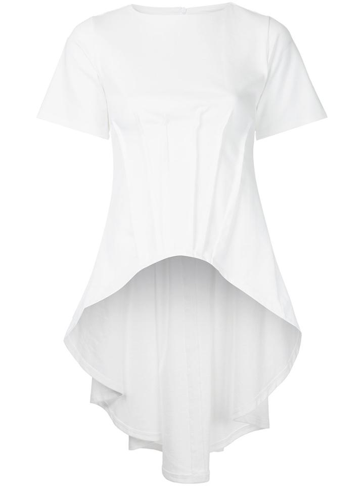 Maison Mihara Yasuhiro Tuck Back Flair T-shirt - White