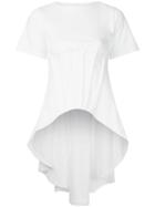 Maison Mihara Yasuhiro Tuck Back Flair T-shirt - White