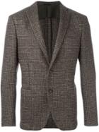 Tonello Woven Effect Blazer, Men's, Size: 54, Brown, Polyester/wool