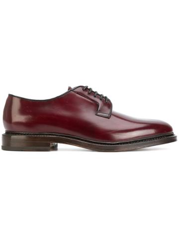 Doucal's Lace-up Derby Shoes - Red