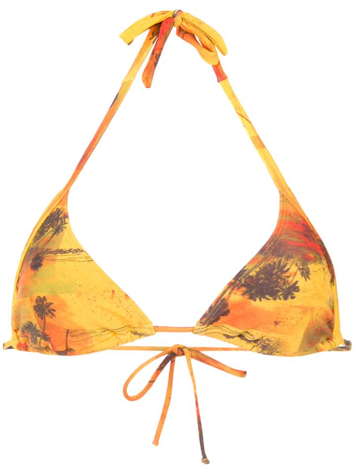 Lygia & Nanny Kuta Bikini Top - Yellow & Orange