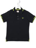 Armani Junior Logo Polo Shirt, Boy's, Size: 10 Yrs, Blue