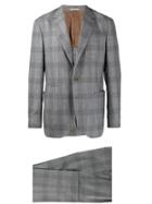 Brunello Cucinelli Check Two Piece Suit - Grey