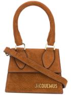 Jacquemus Pebbled Grain Mini Bag - Brown