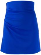 P.a.r.o.s.h. Ruched Mini Skirt - Blue