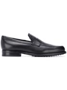 Tod's Lined Gommino Loafers - Black