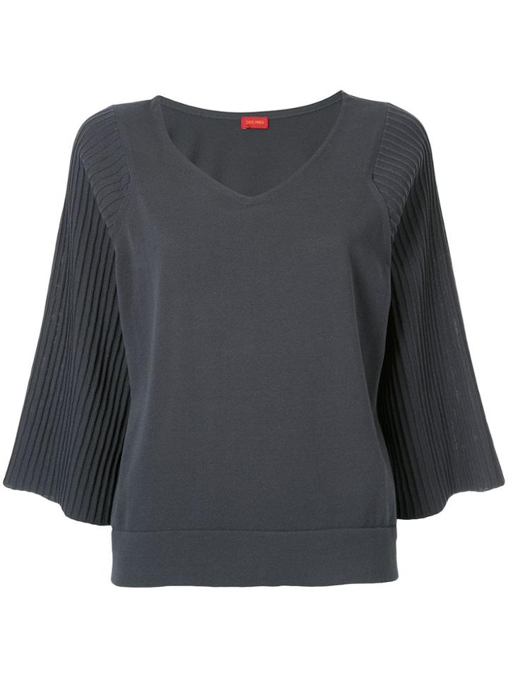 Des Prés Classic Slim-fit Sweater - Green
