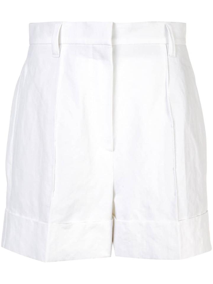 Brunello Cucinelli Tailored Fitted Shorts - White