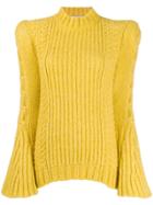 Stella Mccartney Bell Sleeved Jumper - Yellow