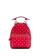 Valentino Valentino Garavani Mini Rockstud Spike Backpack - Red